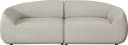 LeGer Home Big-Sofa YANI Beige Organische Form Designersofa Bild 1