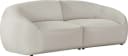 LeGer Home Big-Sofa YANI Beige Organische Form Designersofa Bild 5