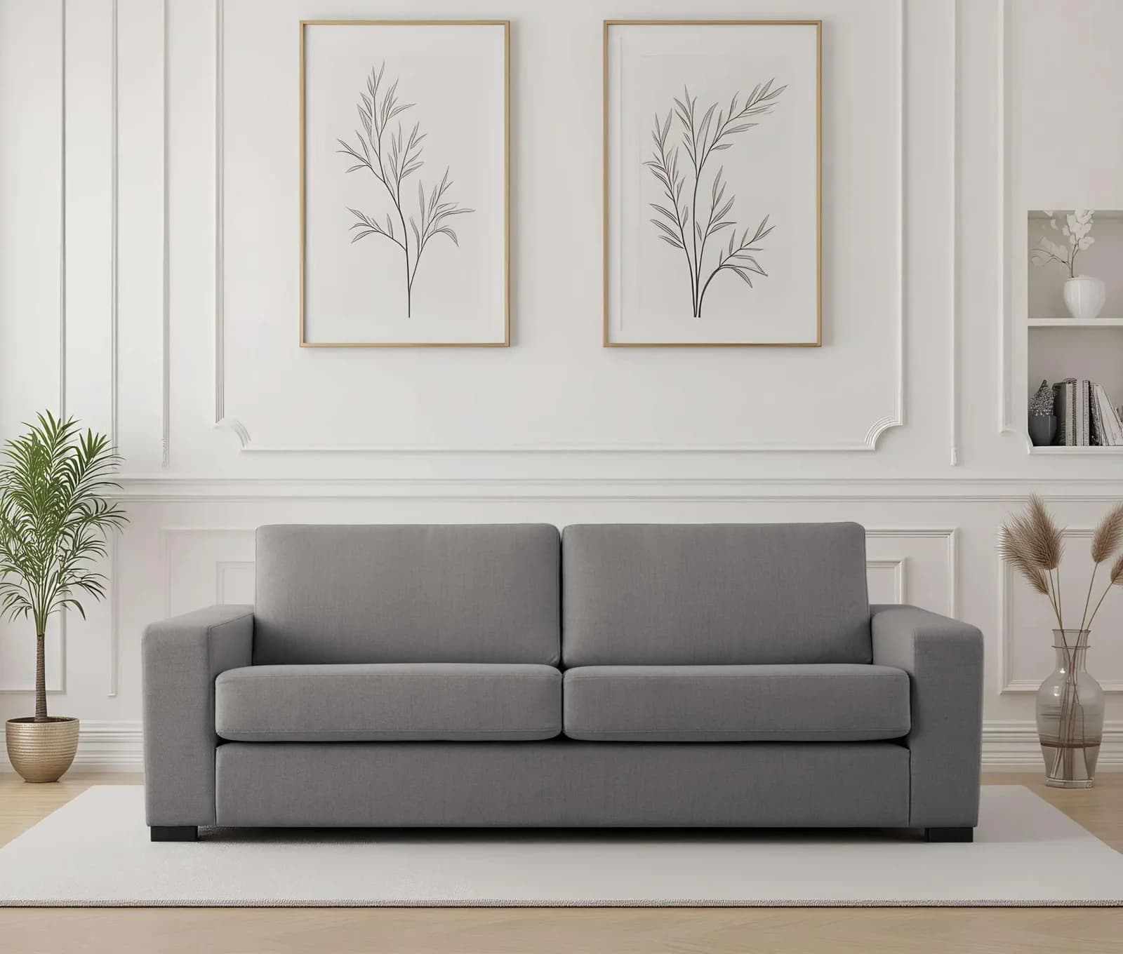 Home Affaire 3-Sitzer Sofa Branwell Grau