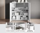 OTTO HOME Kenia PC-Schrank Sekretär graphite schwarz matt Push-to-Open Bild 3