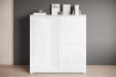 OTTO HOME Kenia PC-Schrank Weiß Hochglanz mit Tastaturauszug Bild 2