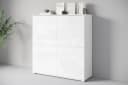 OTTO HOME Kenia PC-Schrank Weiß Hochglanz mit Tastaturauszug Bild 5