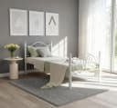 OTTO HOME LUND Landhausbett Metallbett Märchenbett Prinzessinbett Weiß Bild 1