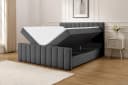 OTTO HOME Boxbett Yanna inkl. Bettkasten und Topper, Liegefläche 180x200cm, anthrazit Bild 3