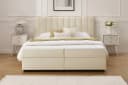 OTTO HOME Boxbett Haileyy inkl. Bettkasten und Topper, Liegefläche 180x200cm, beige Bild 4
