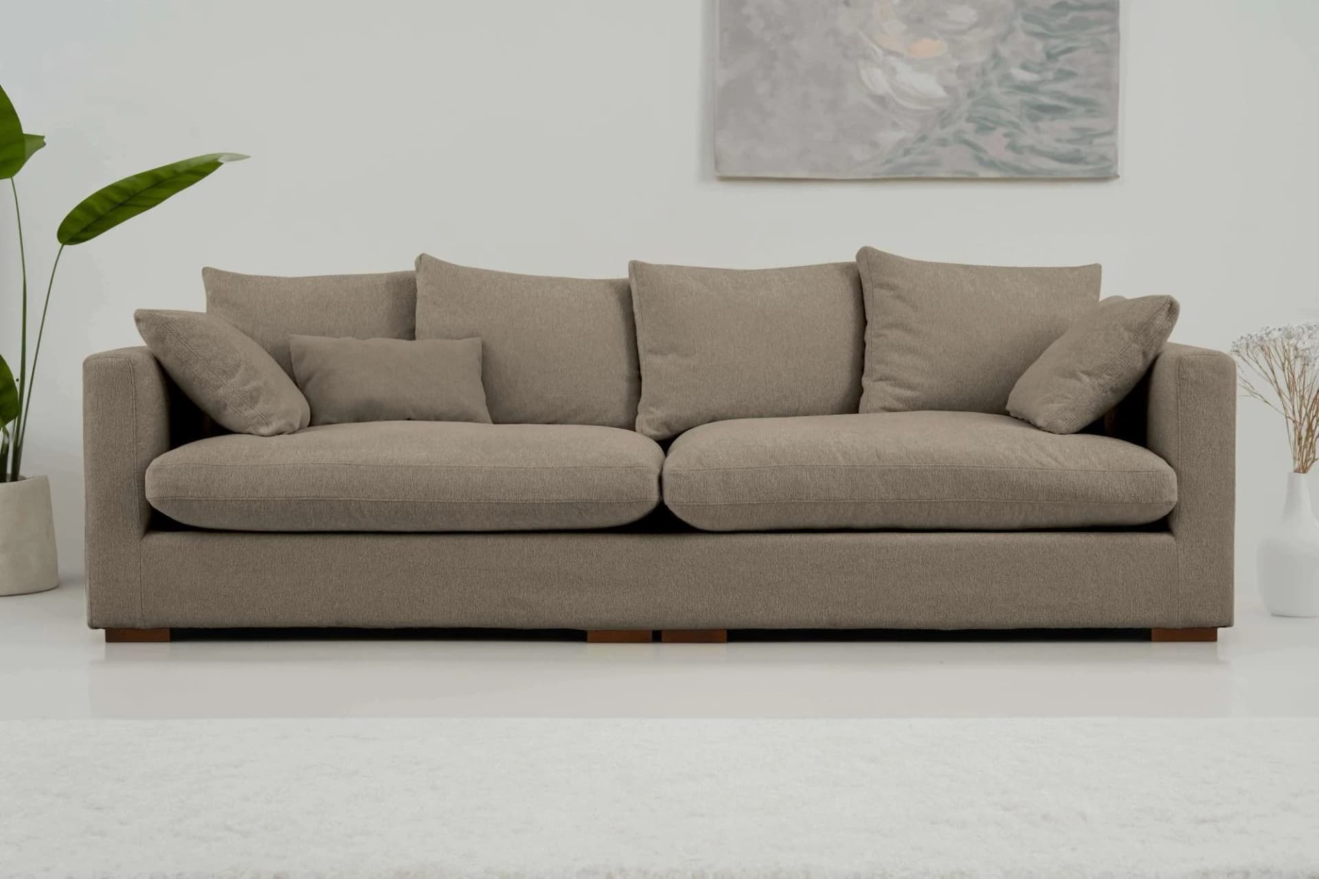 Big-Sofa HOME AFFAIRE Coray Braun Extra Weich