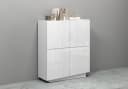 OTTO HOME Highboard VELA Weiß Hochglanz 120 cm Bild 4