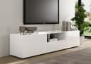 INOSIGN Lowboard Rio Breite 181 cm, TV-Board 2 Türen u. 1 Schubkasten, geriffelte MDF-Fronten, Kabelführung Bild 4