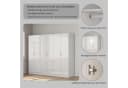 OTTO home Kleiderschrank Trento Schlafzimmerschrank Garderobe hochglanz Bestseller Bild 4