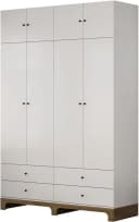 OTTO HOME Kleiderschrank Oslo Schlafzimmerschrank Garderobe Weiß Landhaus Bestseller Bild 1