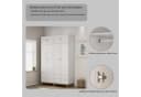 OTTO HOME Kleiderschrank Oslo Schlafzimmerschrank Garderobe Weiß Landhaus Bestseller Bild 4