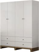 OTTO home Kleiderschrank Oslo Schlafzimmerschrank Garderobe Weiß Landhaus Bestseller Bild 1