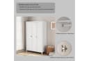 OTTO home Kleiderschrank Borkum Schlafzimmerschrank Garderobe Landhaus Bestseller Weiß Bild 4