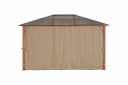Konifera Pavillon Aruba 2.0 Beige Polycarbonat-Dach Bild 4