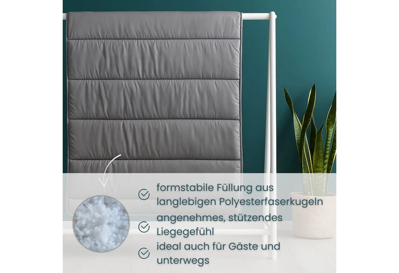 OTTO home Microfaserbettdecke + Microfaserkissen Clarra Spar Set - Bild 5