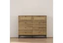 OTTO home Kombikommode Motala Wäsche Schrank 8 Schubladen BOHO Design Bild 2