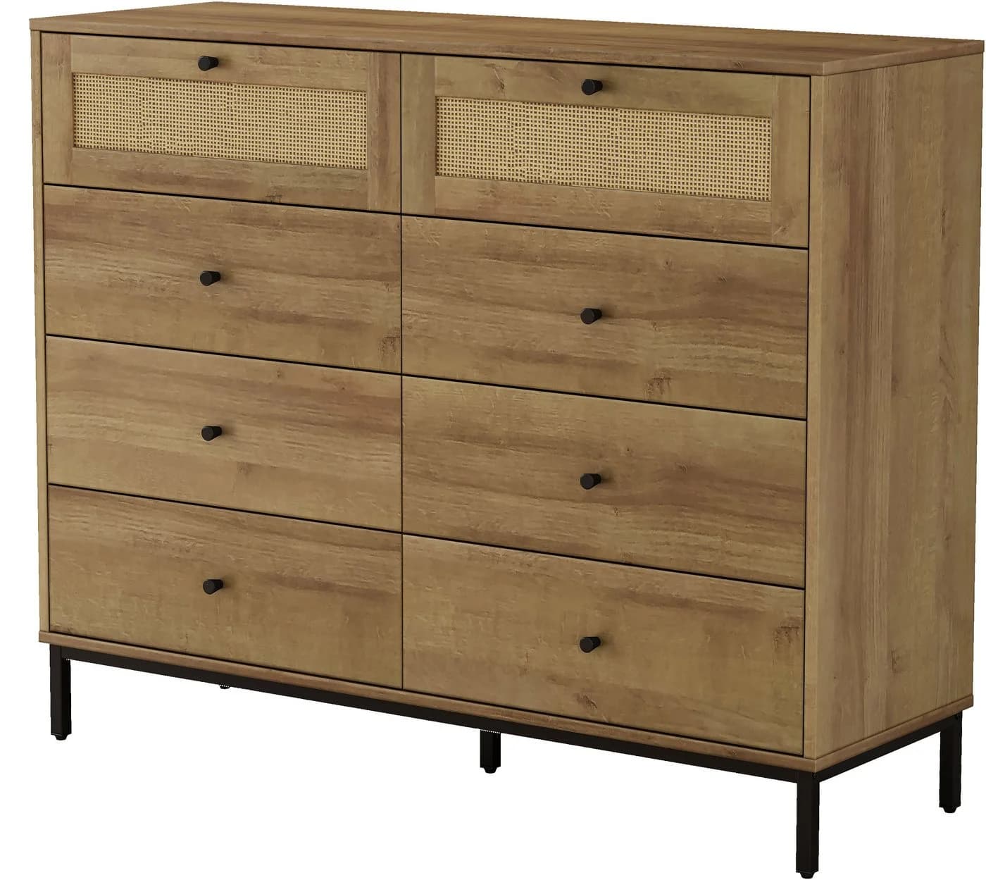 OTTO home Kombikommode Motala Wäsche Schrank 8 Schubladen BOHO Design - Bild 4