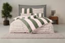 Bettwäsche OTTO HOME Sari Trend Rosa-Oliv Streifen Bild 2