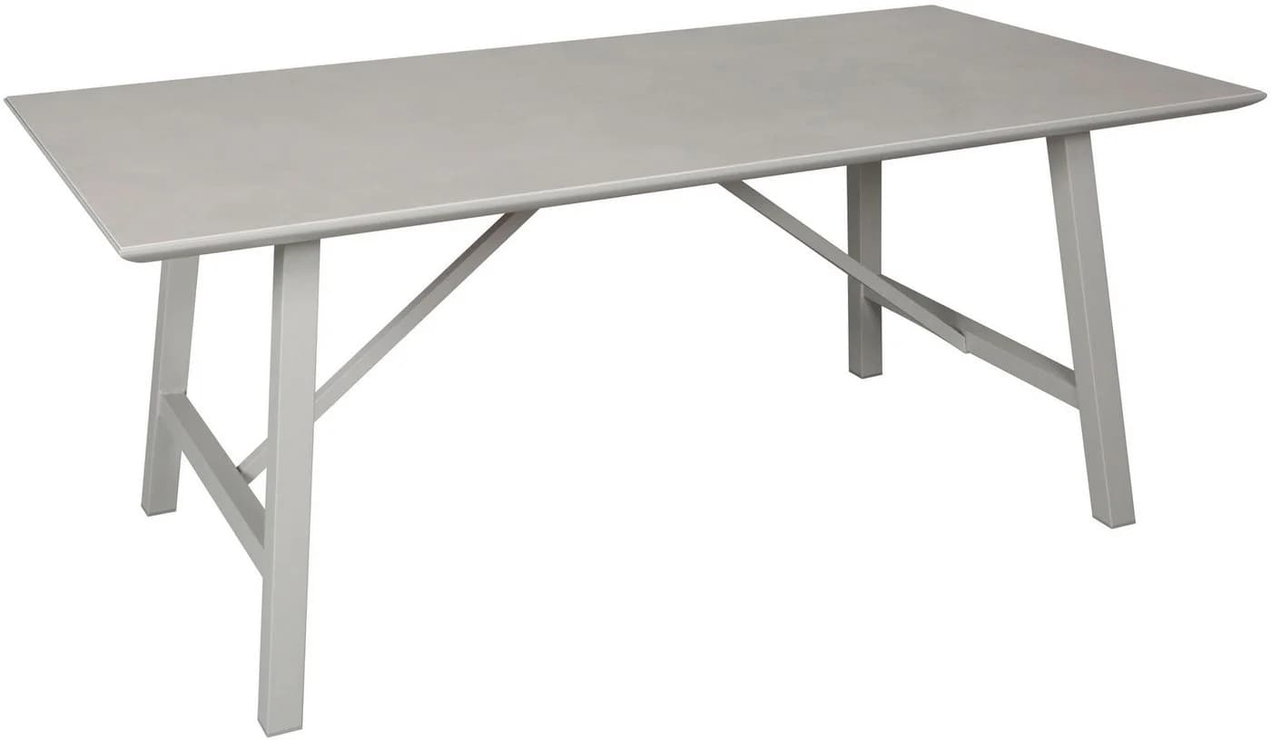 Moderne Garten-Essgruppe aus Aluminium, Kunststoff und Polyester - Bild 4