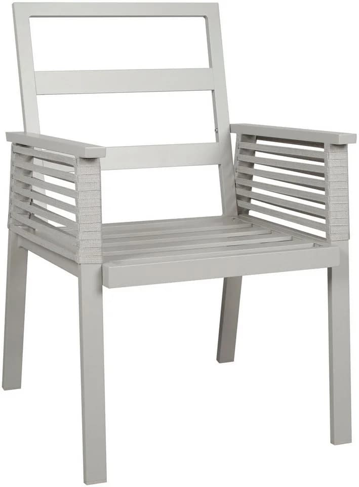 Moderne Garten-Essgruppe aus Aluminium, Kunststoff und Polyester - Bild 5