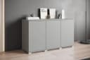 OTTO HOME Sideboard Kenia 120cm Grau Modern Push-to-Open Bild 4