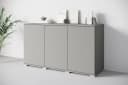 OTTO HOME Sideboard Kenia 120cm Grau Modern Push-to-Open Bild 5
