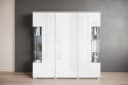 OTTO HOME Highboard Kenia Weiß Hochglanz Betonoptik Modern Bild 2