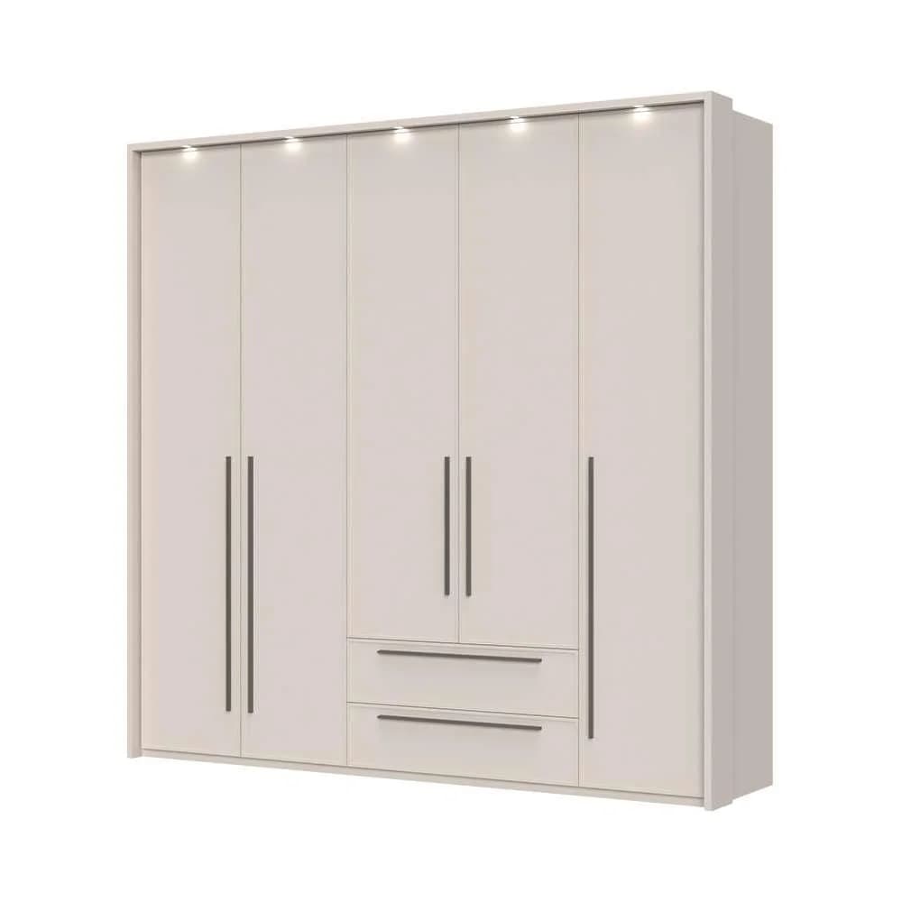 Drehtürenschrank Opera Cashmere mit LED-Beleuchtung