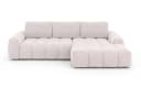 OTTO HOME Ecksofa AZITA L-Form Beige Samtoptik Bild 1