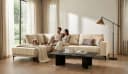 OTTO HOME Ecksofa OLAND L-Form Cream Skandi-Design Bild 2