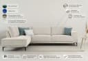 OTTO HOME Ecksofa OLAND L-Form Cream Skandi-Design Bild 3