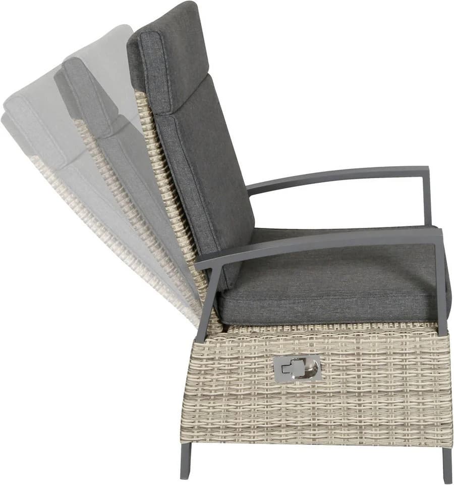 Garten-Essgruppe OTTO HOME "Menton" Dunkelgrau Aluminium Wicker - Bild 5