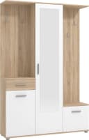 INOSIGN Kompaktgarderobe Martin Flurgarderobe 134 cm Breite mit Spiegel und 10 Haken Bild 1