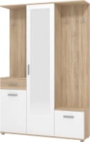 INOSIGN Kompaktgarderobe Martin Flurgarderobe 134 cm Breite mit Spiegel und 10 Haken Bild 4