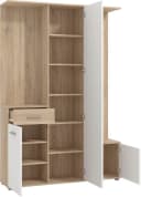 INOSIGN Kompaktgarderobe Martin Flurgarderobe 134 cm Breite mit Spiegel und 10 Haken Bild 5