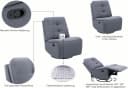 OTTO home Sessel BAILEE TV-Sessel Schaukelsessel Drehsessel Webstoff Bild 3