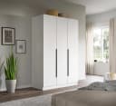 HOME AFFAIRE Skarde Kleiderschrank Weiß 3 Türen Bild 1