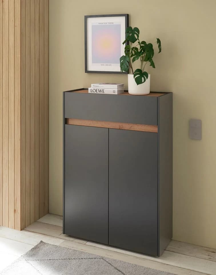 Home Affaire Schuhschrank City Anthrazit Modern - Bild 2