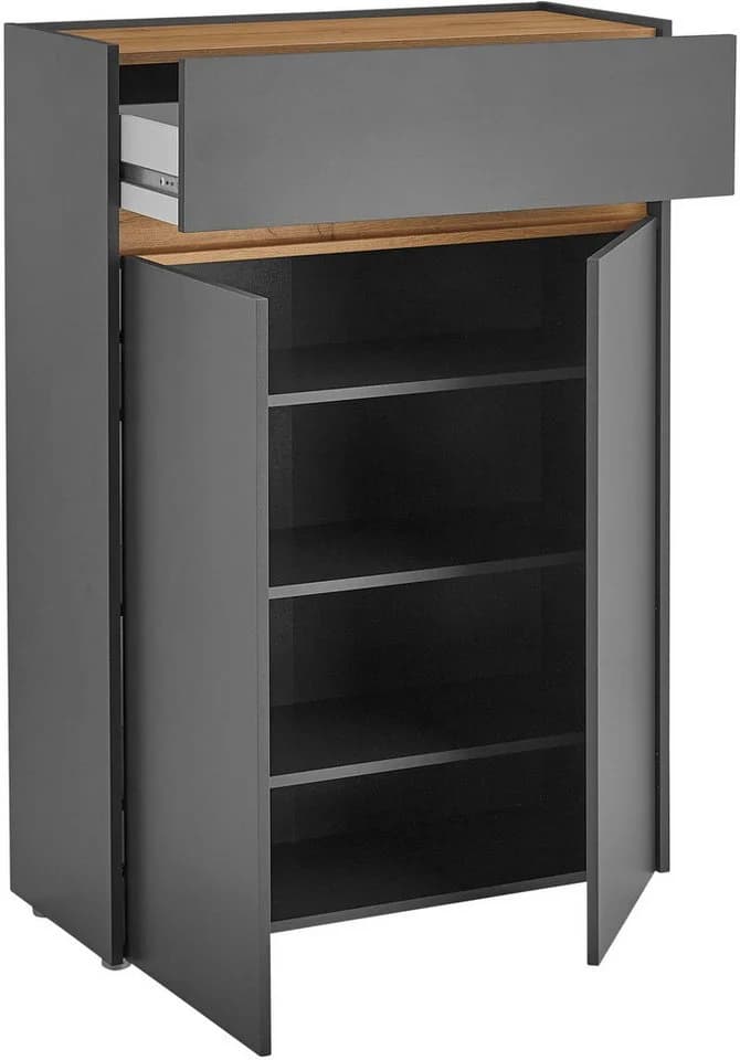 Home Affaire Schuhschrank City Anthrazit Modern - Bild 4
