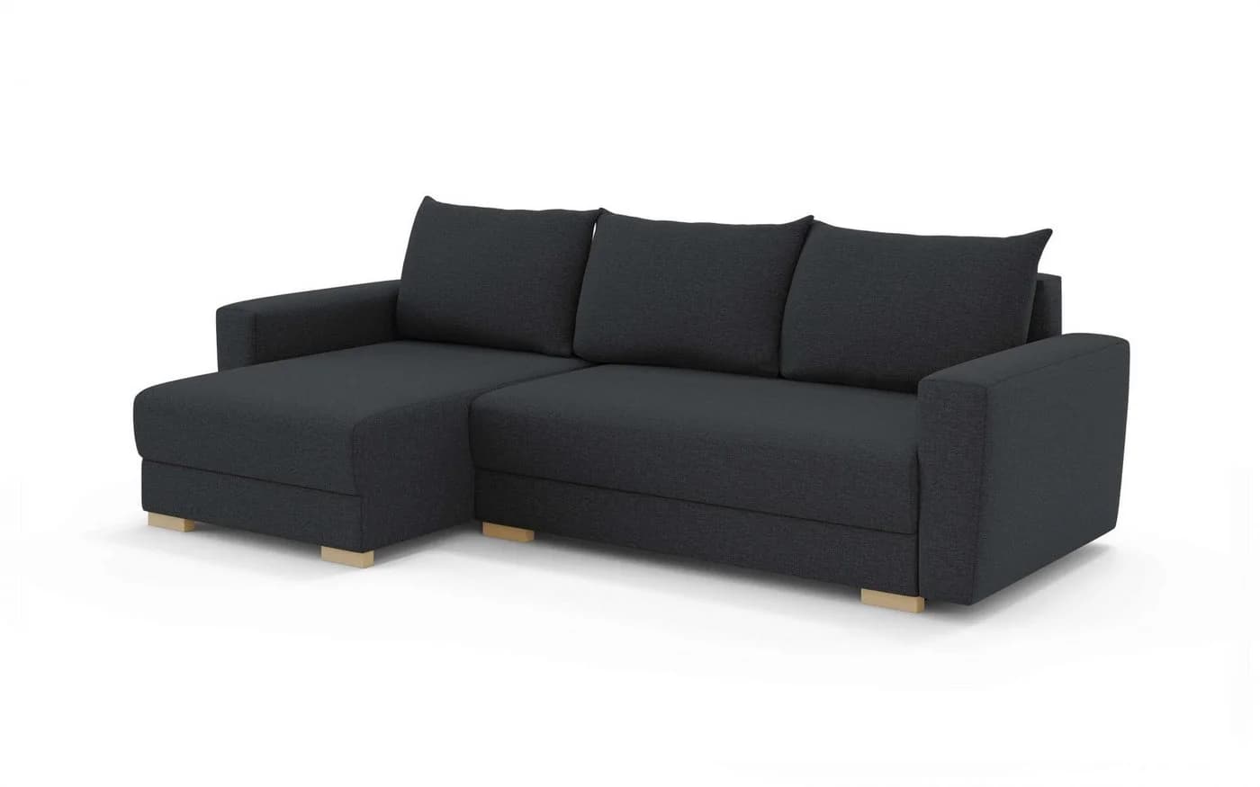 Ecksofa INOSIGN MAGHERA universell Schlafsofa mit Bettkasten, anthrazit, L-Form mit Recamiere - Bild 5