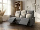 3-Sitzer Sofa HOME AFFAIRE FINNARA Anthrazit Elektro Relaxfunktion USB Bild 2
