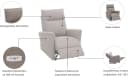 Relaxsessel FINNARA Home Affaire Taupe Bild 3
