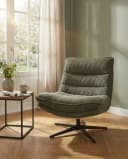 OTTO home Sessel AVAA, Loungesessel im soften Cord-Bezug, 360° Grad drehbar, Relax- und TV-Sessel Bild 1