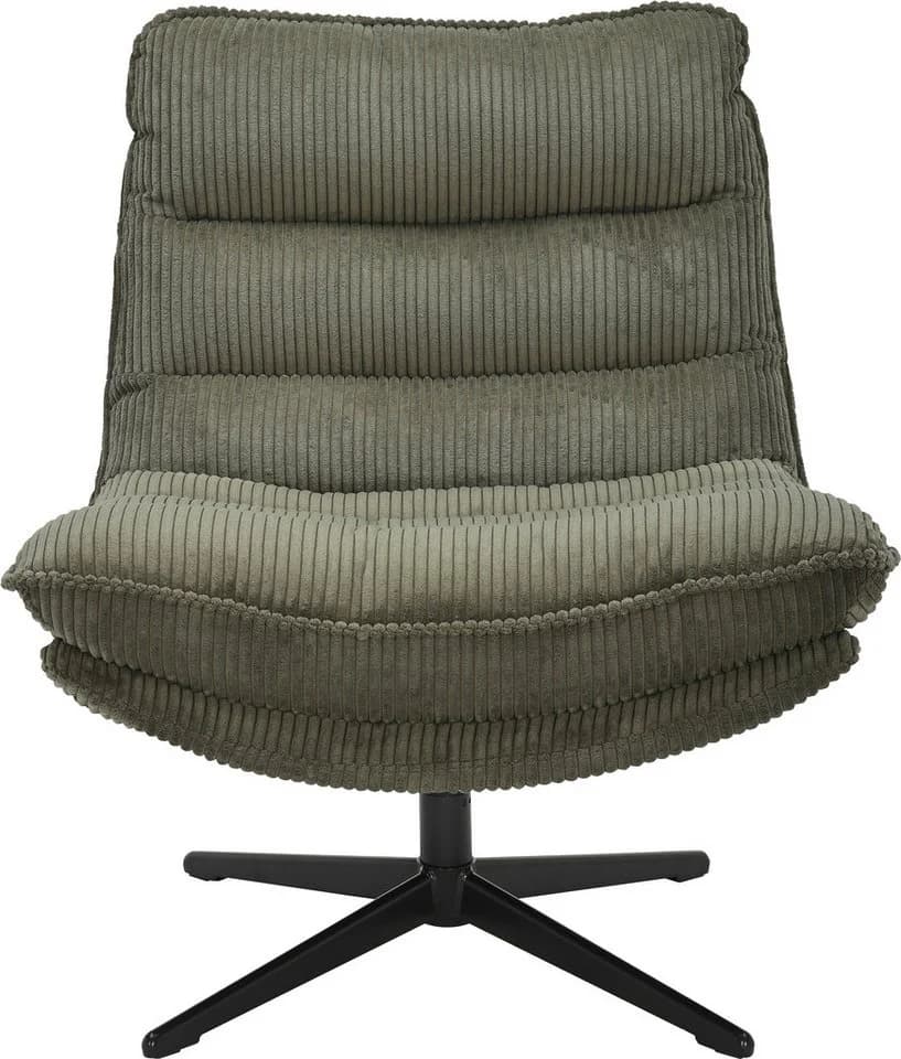 OTTO home Sessel AVAA, Loungesessel im soften Cord-Bezug, 360° Grad drehbar, Relax- und TV-Sessel - Bild 4