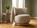 HOME AFFAIRE Drehsessel ANNELIN Loungesessel Clubsessel 360° drehbar Bild 2