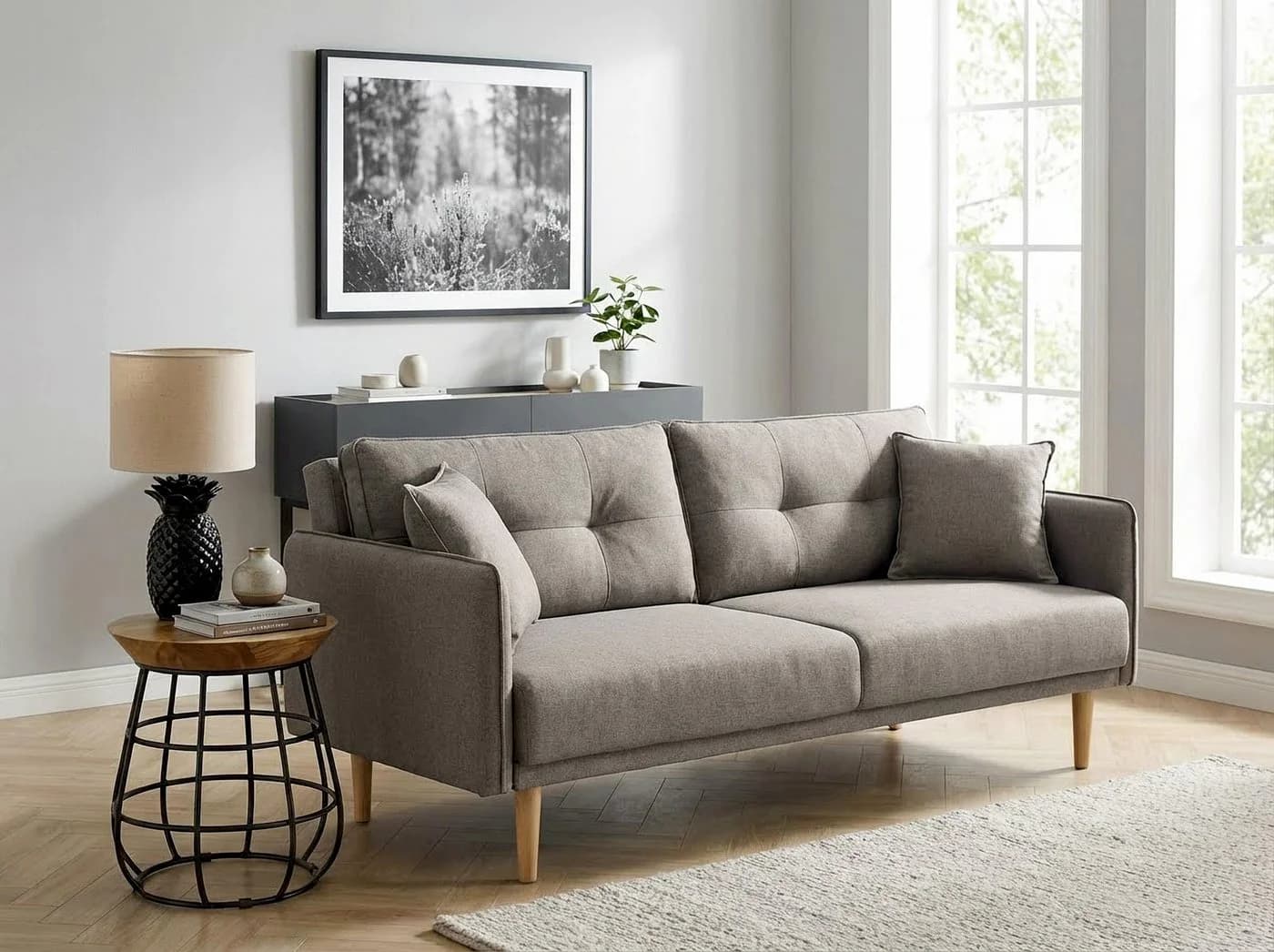 Schlafsofa HOME AFFAIRE SORENITY 3-Sitzer Verstellbare Rückenlehne - Bild 2