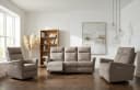 HOME AFFAIRE FINNARA Polstergarnitur 6-tlg. Taupe Relax USB Bild 2