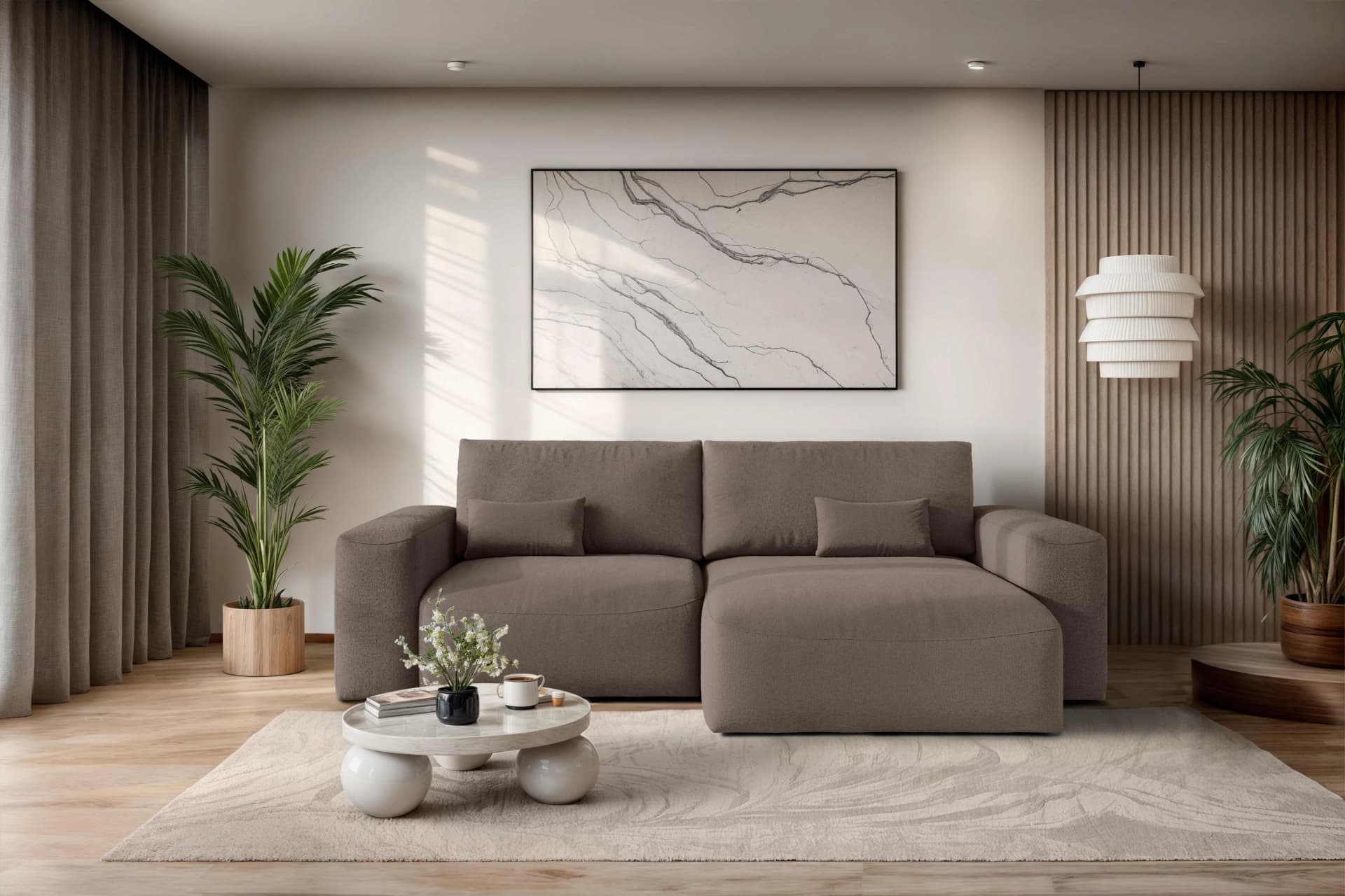 Ecksofa OTTO HOME MATTS Schlafsofa mit Bettkasten Braun