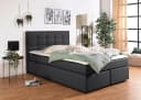 Home Affaire Boxbett Ovalo Anthrazit Boxspringbett mit Bettkasten Bild 2