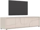 INOSIGN Lowboard Stone 205 cm breit 4 Türen TV-Schrank TV-Kommode Medienboard 3D-Design Push-to-open Bild 3